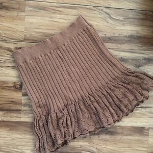 Free People Knit Mini Skirt size L